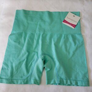 Tummylicious Size L/XL Green Shaping Nylon Shortie Panty Shaper Smooth Slim NWT